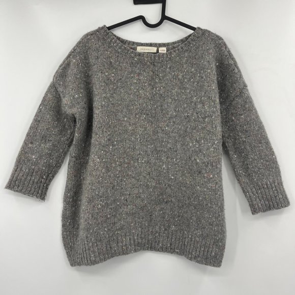 Inhabit Sweaters - Inhabit Grey Wool/Cashmere Thick Tunic Knit Sweater